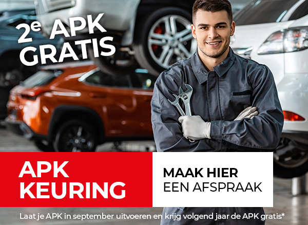Laat je auto keuren in september en krijg je volgende apk gratis