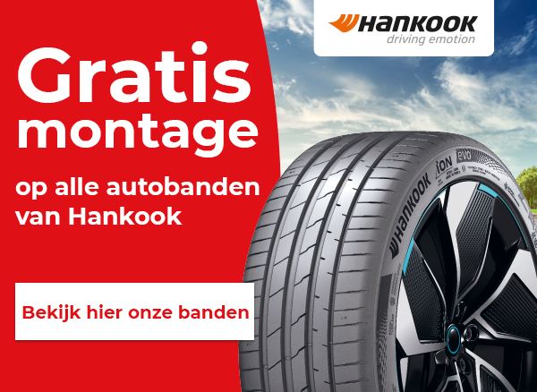 Gratis montage bij aankoop van Hankook banden